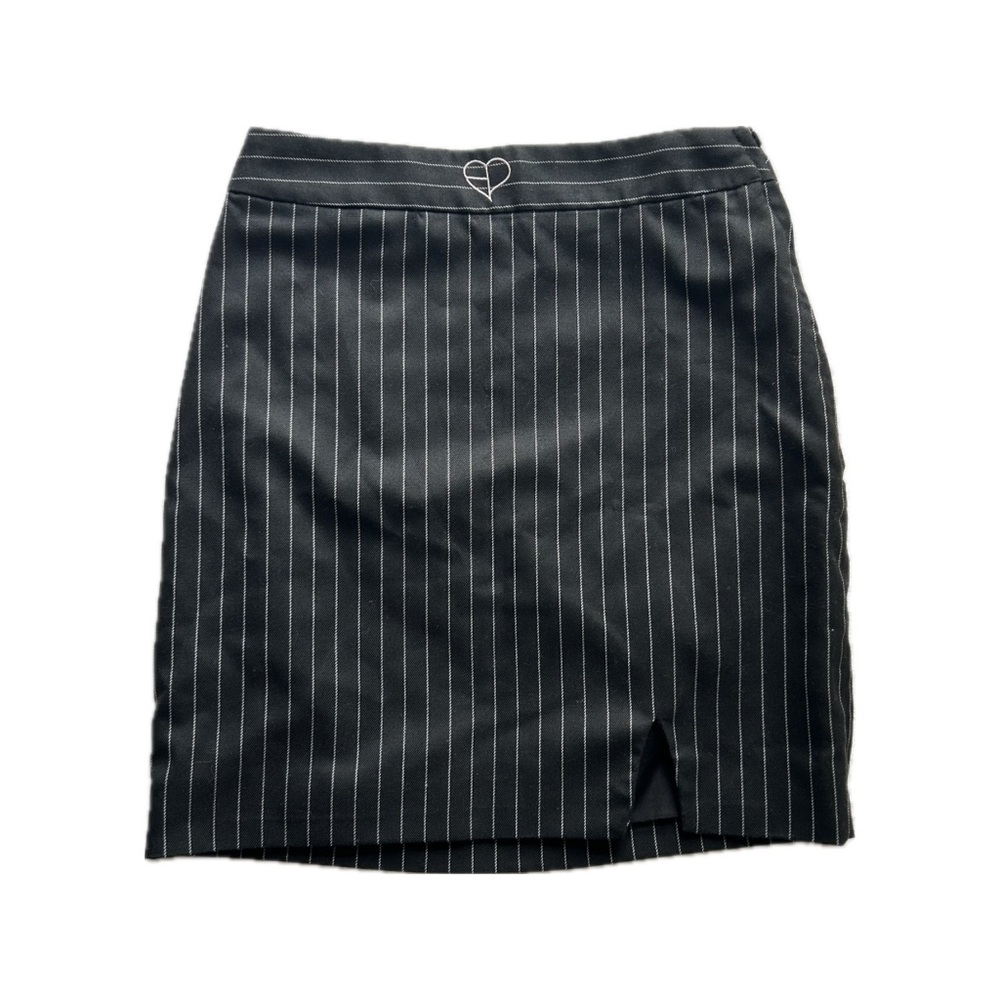 H&M DIVIDED X BlackPink Black / Pinstriped Skirt ( Size 0 )